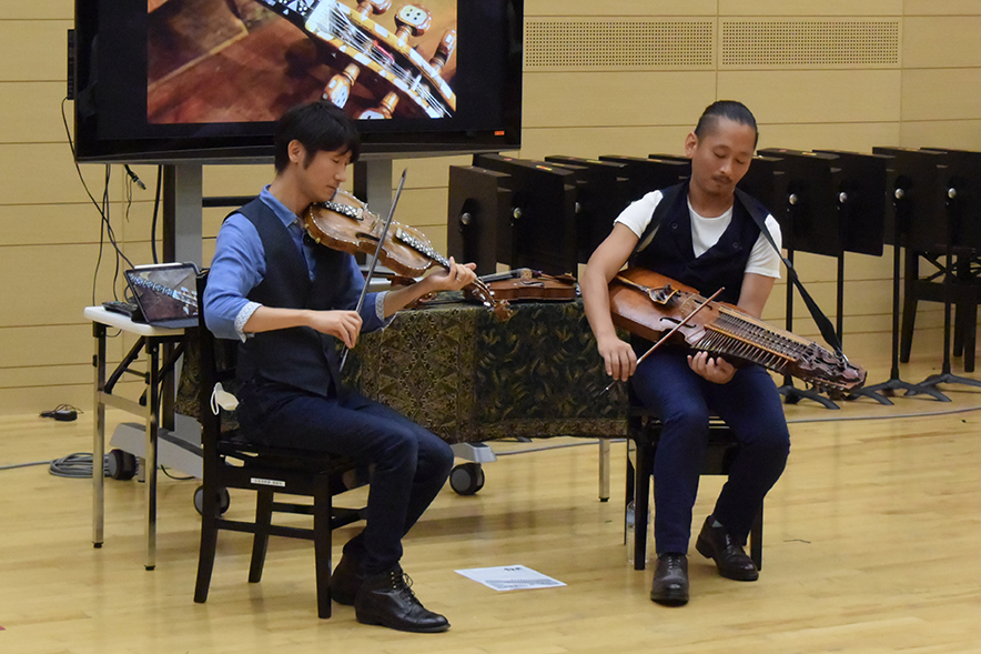 「白夜の国の伝承音楽」イベント風景1